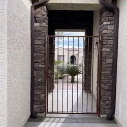 Courtyard front gate