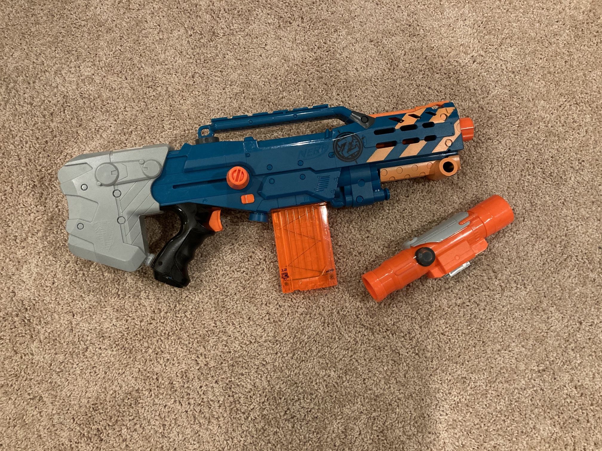 Nerf Zombie Strike Longshot CS-12 Blaster 