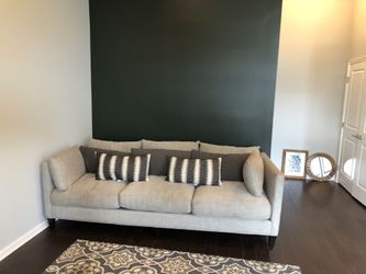 Gray comfortable Sofa in time for the holidays