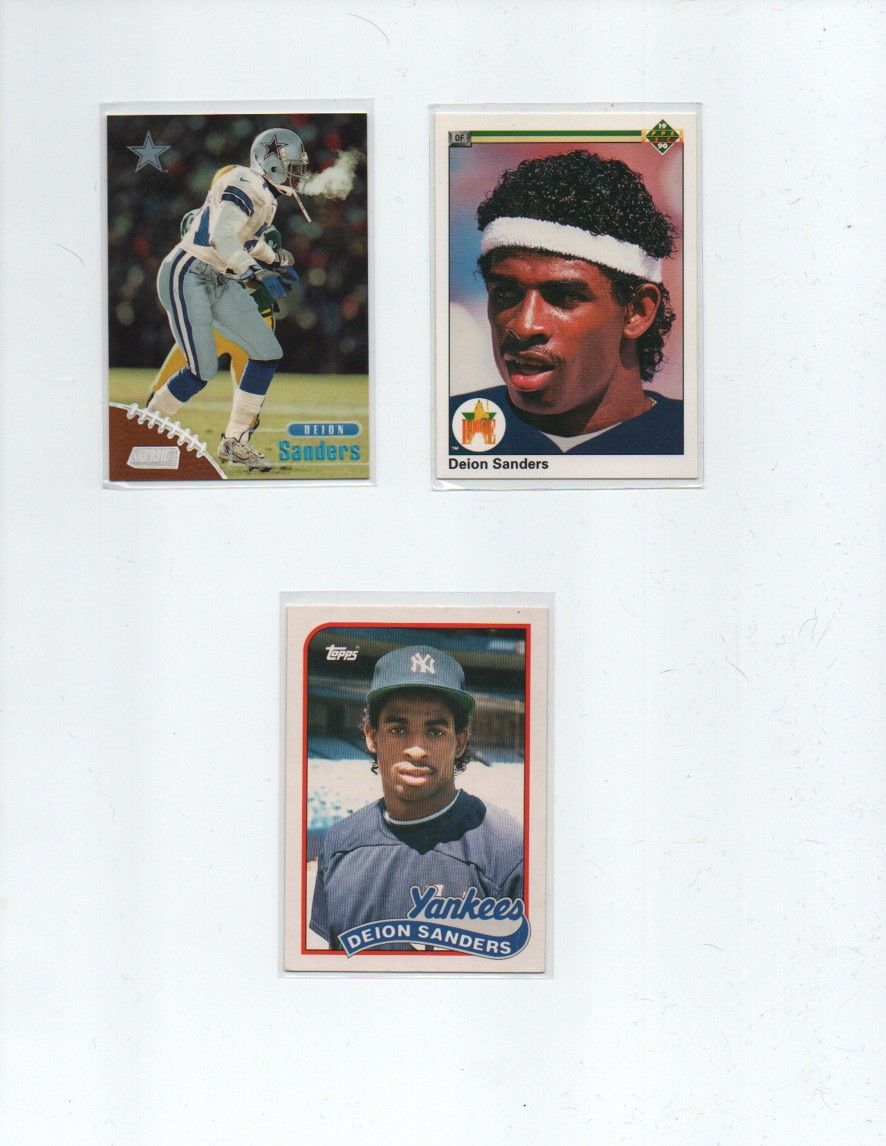 Deion Sanders 6 Card Lot
