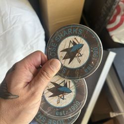 Sharks Coasters (3)