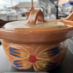 Olla Nueva De Barro!!! 9” De Área Para Cocinar!! Mexican Clay Olla For Beans Or Other Food