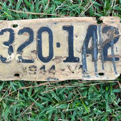 1944 Fiberboard VA Plate