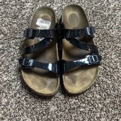 Birkenstock Women’s Salina Birko-Flor Sandals Magic Galaxy Black Size 38