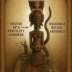Statue Of Fertility Goddess