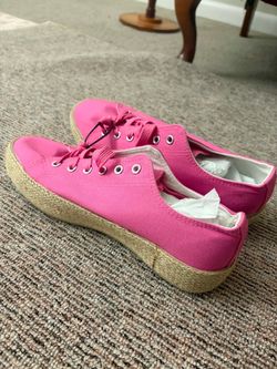 Canvas Espadrille Platform Sneakers