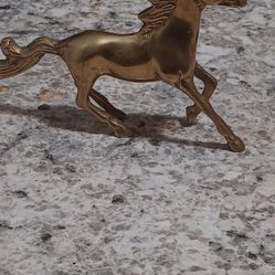 Solid Brass Unicorn Figure 