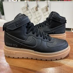 Nike AF1 Goretex GTX Black Leather Boot