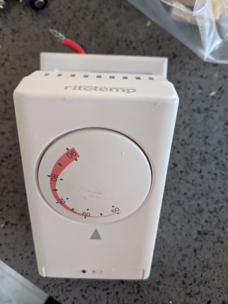 Two line voltage thermostats