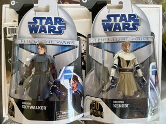 Star Wars Black Series Clone Wars Anakin And Obi Won 50th Anniversary Lucasfilms