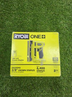 Ryobi 18v One+ 3/8 Staple Nail Gun Tool Only