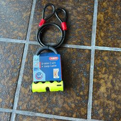 ABUS Bike Lock U Mini 401 Loop Cable Germany Brand
