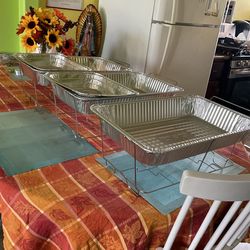 Chafer Set Charolas Para Mantener Comida 