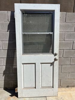 36” solid door used