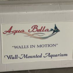 Aqua Bella Wall Mounted Fish Tank New I’m Box