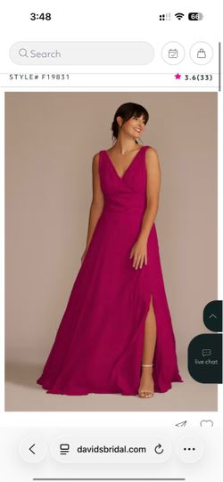 Plus size 30 David’s bridal bridesmaid dress (NEVER WORN)