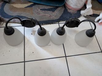 Free - Two bathroom vanity lights