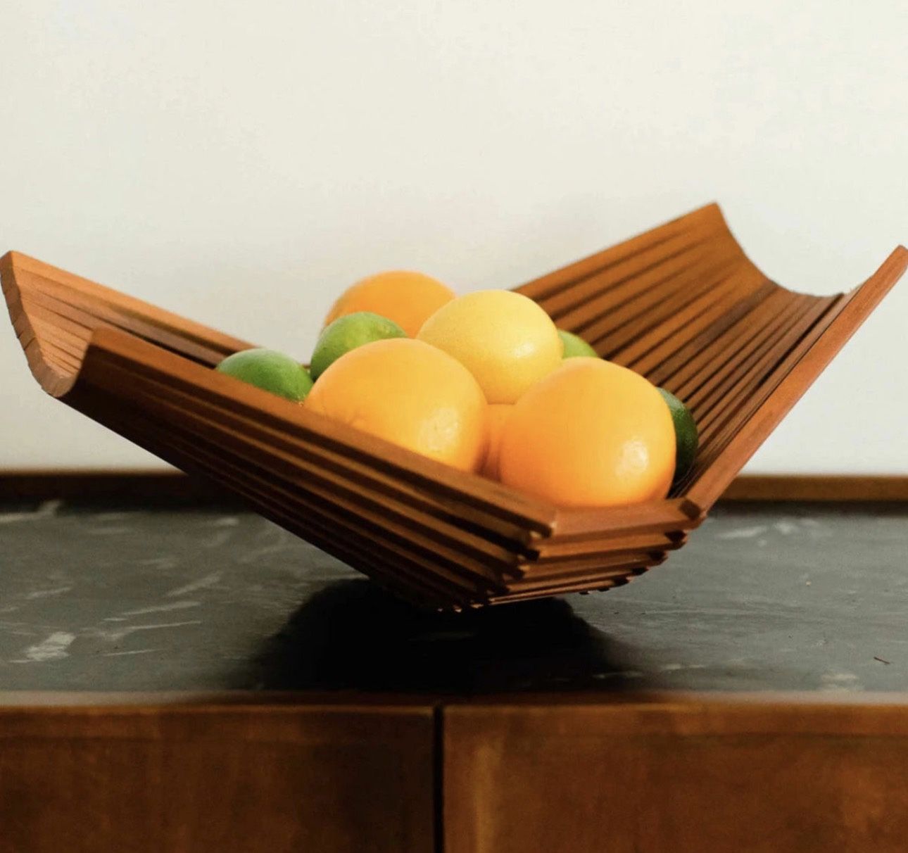 SANTIAGO TEAK FRUIT BOWL