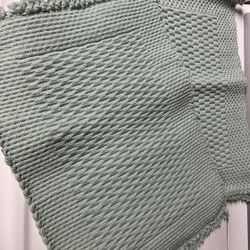 Green placemats set of 2 