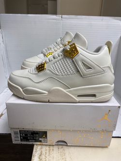 Nike Jordan 4 Metallic Gold Size 5 Men / 6.5 Women