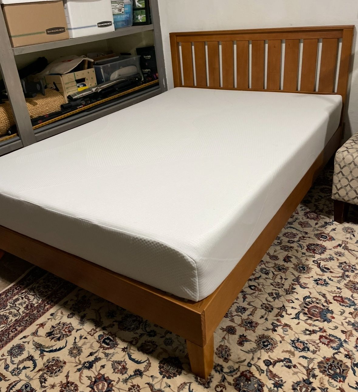 Full Size Wood Platform Bed Frame