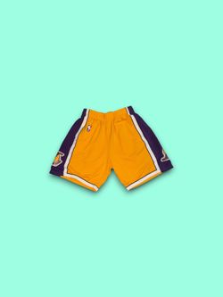 LA Lakers NBA Mitchell & Ness Hardwood Classics mesh basketball shorts large