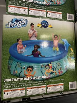 H2OGO Underwater Oasis Spray Pool