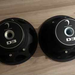 (2) 12 Inch Diamond Audio Subwoofers