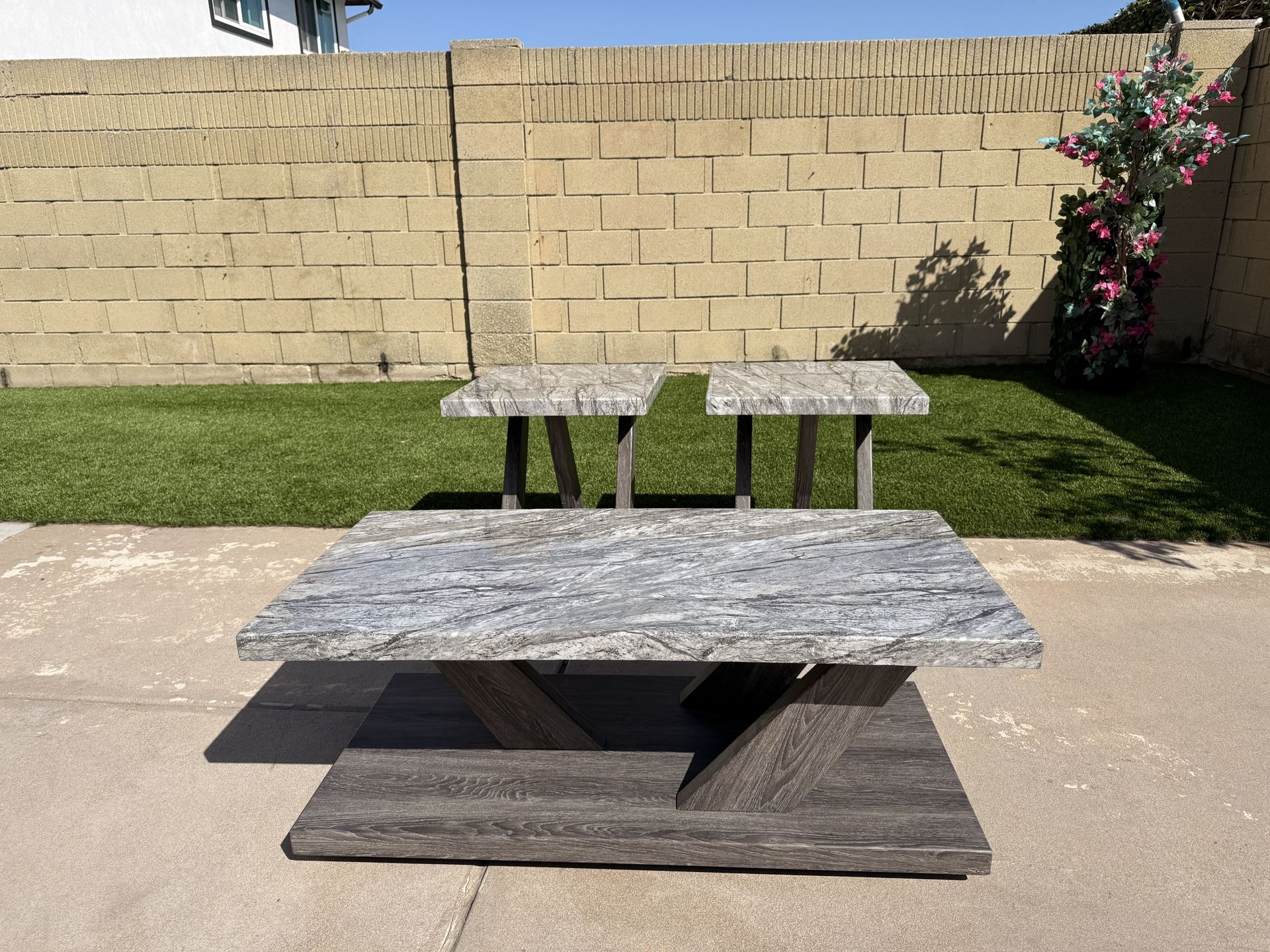 Ashley Furniture Occasional Table Set (Coffee Table & End Tables)