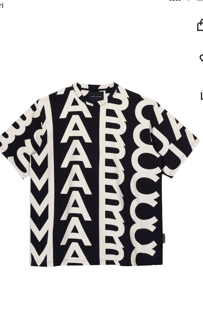 Marc Jacob Mano Gram Big Cotton T Shitt
