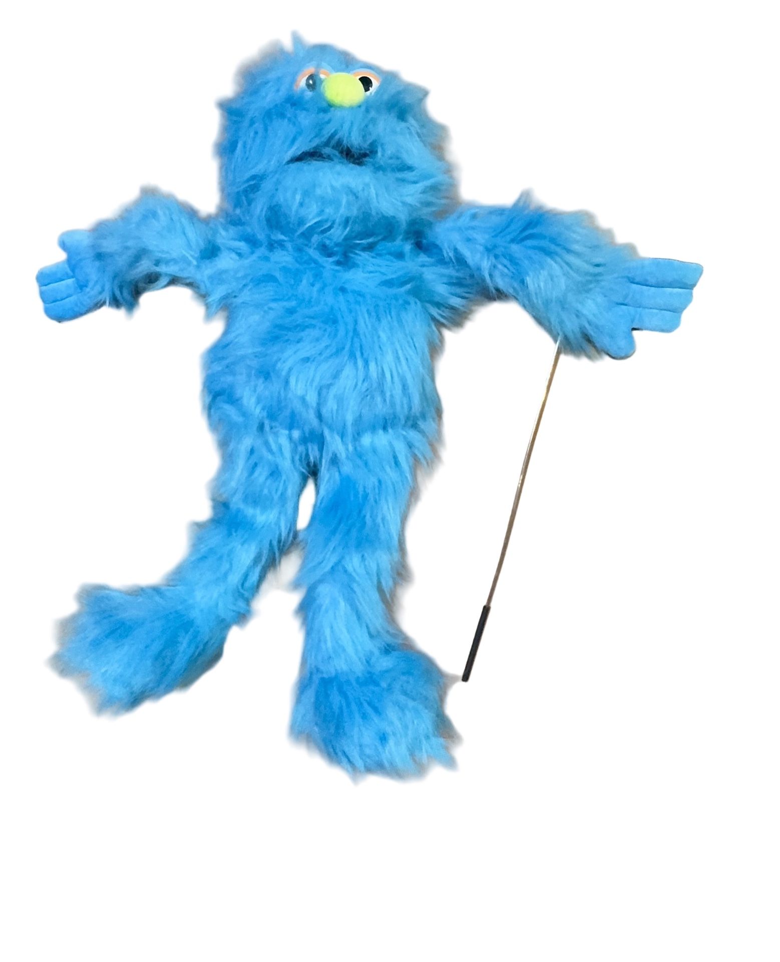 Silly Puppets Blue Monster Puppet Full Body Arm Rods Included 30 Inch