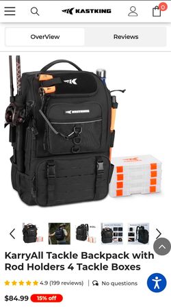 KastKing KarryAll Tackle Backpack with Rod Holders