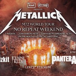 Metallica Tickets  2 Day Tickets 