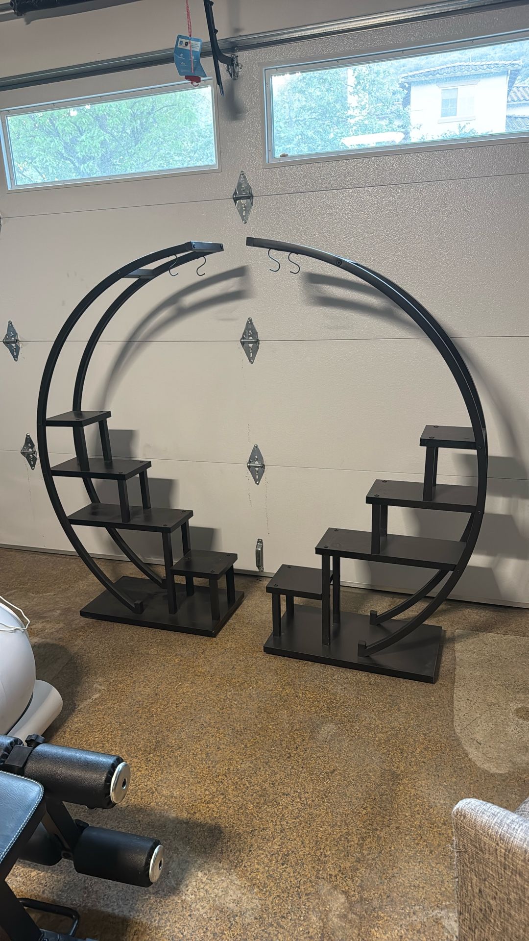 Matching Plant Shelves with hooks!