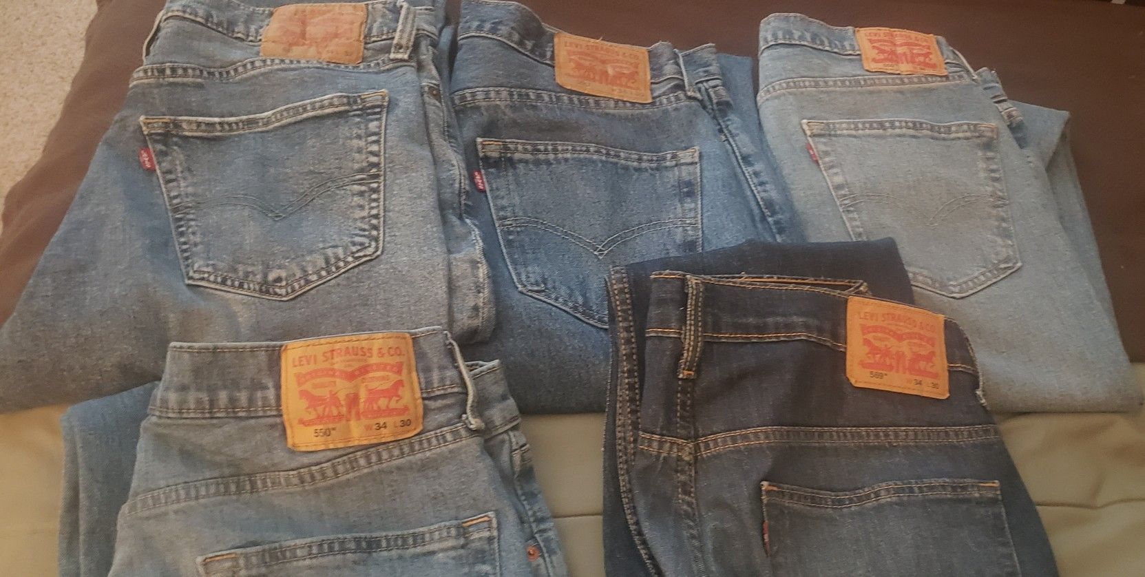 5 Levi Strauss Jeans