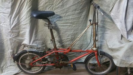 Vintage folding bike