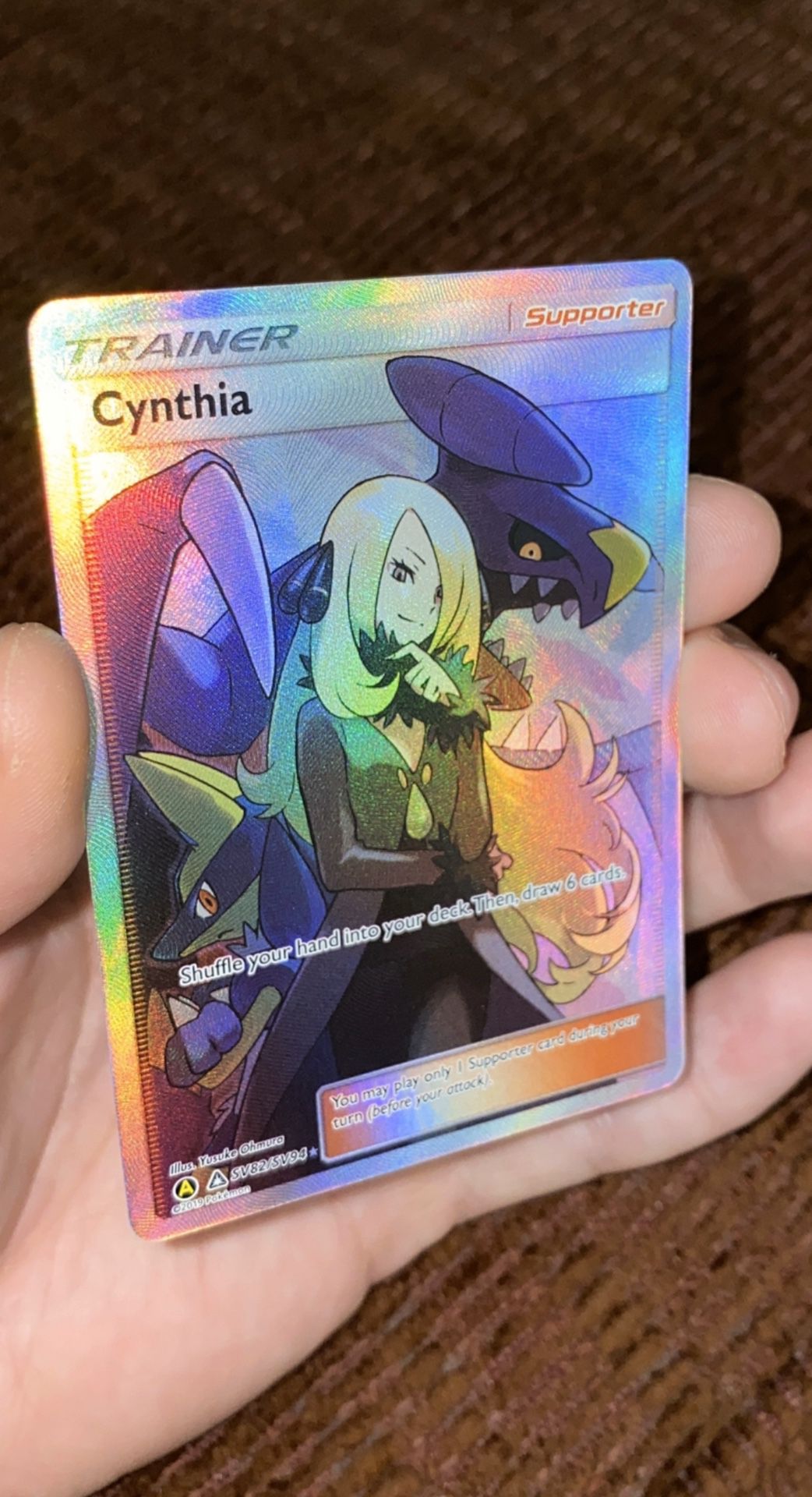 Cynthia Trainer Hidden Fates