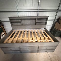 Blue Child’s Twin Bed Frame