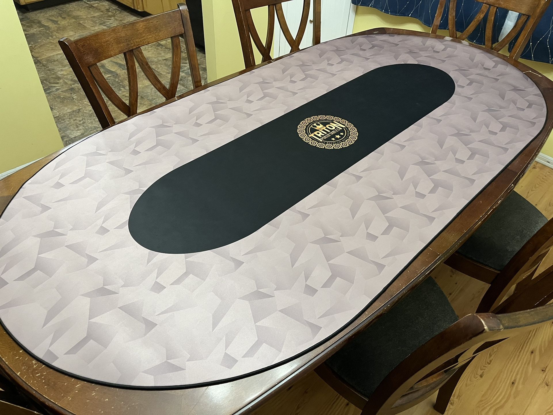 Triton Poker Mat w/Carry case - $50