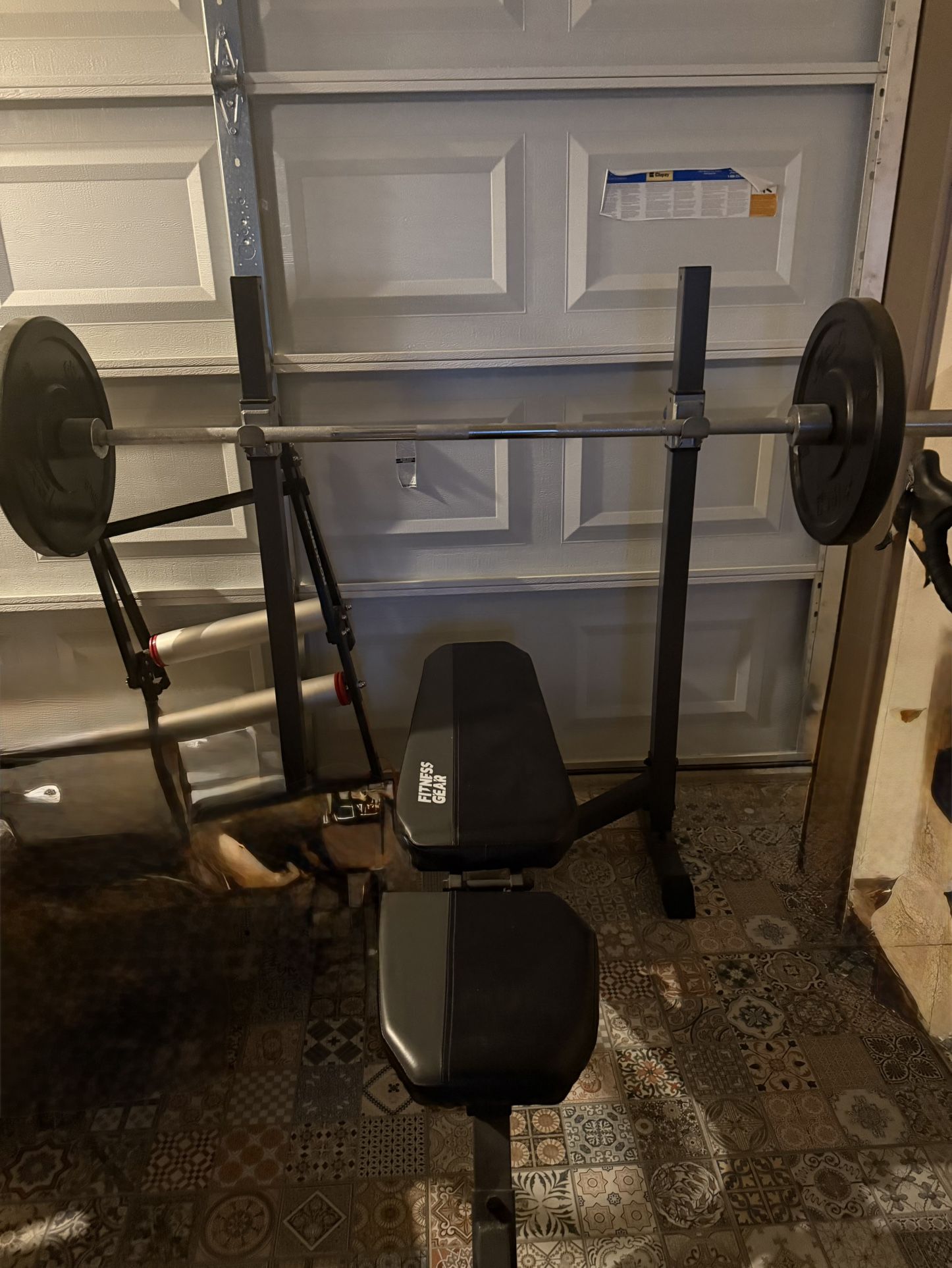 Fitness Gear Standard Weight Bench.