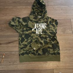 Bape Pull Over Hoodie Size L