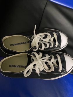 Converse for a boy, size 3, in good condition — $20