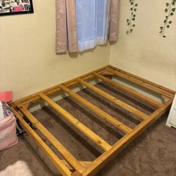 FULL WOOD BED FRAME