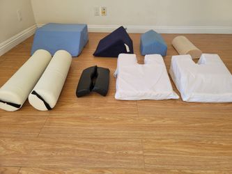 Massage / Physical Therapy Positioning Bolster & Cushion Set – 9 Pieces – $90