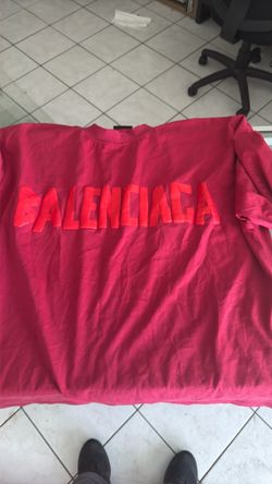 Balenciaga round neck short sleeve T-shirt