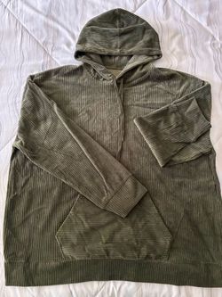 2XL Corduroy pullover hoodie
