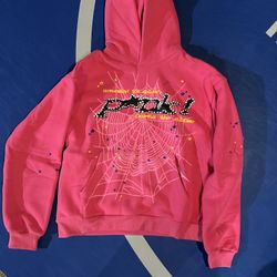 Pink SPYDER hoodie (M)