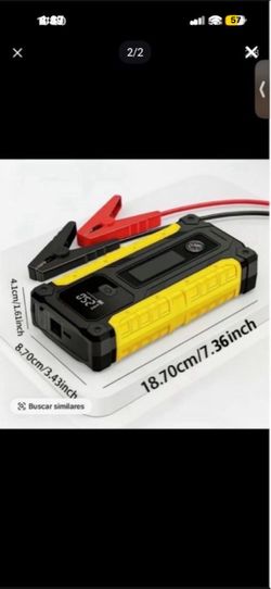 Car Jump Starter with Air Compressor & Power Bank