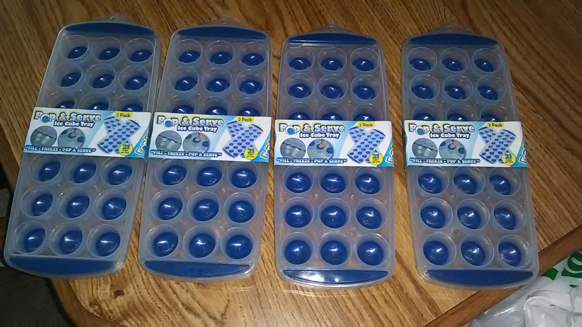 2 Pk. Pop & Serve Ice Cube Trays* NEW*