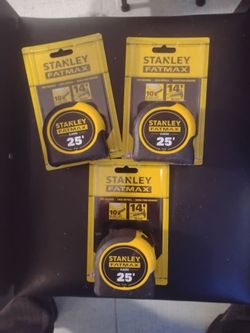 Stanley FatMax Classic 25ft Tape Measure – Lot of 3